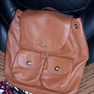 Coach Leather Backpack (SOLD)